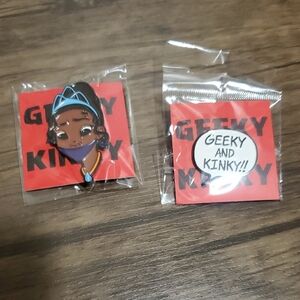 Geeky and Kinky Princess Enemal Pin